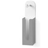 Lineabeta Portarotolo con riserva in mattstone grigio opaco