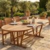 MIlani Home GENIUS - tavolo da giardino allungabile in legno massiccio di acacia