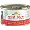Almo Nature HFC Natural Manzo con Prosciutto 95g Lattina Cani