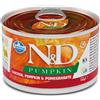 Farmina N&D Pumpkin Pollo Zucca Melograno 140g Lattina Cani Mini Adult