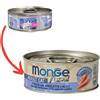 Monge Natural Pollo con Omelette e Alici 80g Lattina Gatti Adulti