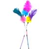 Gimborn Gimcat Cannetta Teaser Piume con Campanellini Colori Assortiti 48cm Giochi Gatti