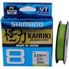 Shimano Trecciato Kairiki 8 Mantis Green PE 0.230mm, 22.5Kg, 300m