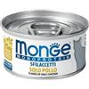 Monge Sfilaccetti Monoprotein Solo Pollo Lattina 80g Gatti Adulti