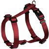 Trixie Premium Pettorina ad H Bordeaux XXS-XS 20-32cm/10mm
