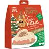Emozioni a 4 Zampe Un Natale Coi Baffi Torta di Natale al Salmone con Crumble Snack per cani 157g