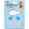 Emozioni a 4 Zampe CANDELISCA per Gatto Maschio Azzurro Kit 3 pezzi