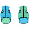 AiryVest Lumi Piumino Revers Verde/Blu S30 cm per Cani
