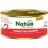Natua Natural Tonno e Gamberi in Brodo 150g Lattina Gatti