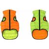 AiryVest Piumino Revers Arancio/Lime XS22 cm per Cani
