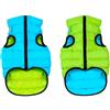 AiryVest Piumino Revers Blu/Lime XS22 cm per Cani