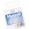 Mustad Crystal 220A-NI Taglia 6 10Pezzi Colore Nickel Ami per la Pesca