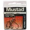 Mustad Baitholder 5933NPN Taglia 2 10Pezzi Ami per la Pesca