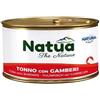 Natua Natural Tonno e Gamberi in Brodo Lattina 85g Gatti