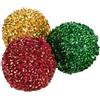 Trixie 3 Palline di Natale con Sonaglio 4cm Gioco per Gatti
