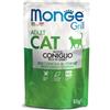Monge Grill Adult Cat Bocconcini di Coniglio al Forno Bustine da 85g Gatti