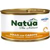 Natua Natural Pollo e Carote in Jelly Lattina 85g Gatti