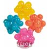 Trixie Set 4 Palline Bitorzolute in Gomma 3,5cm Gioco per Gatti