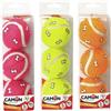 Camon Palla tennis con fantasia Ossi Ø 6,3cm Box 3pezzi Colori Assortiti Gioco per Cani