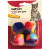 Camon Palline Colorate con Catnip Gioco per Gatti