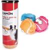 Camon Tubo con 3 Palle da Tennis e Faccina Gioco per Cani