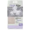 Magic Litter Lavanda Lettiera Agglomerante Bianca 10kg per Gatti e Gattini
