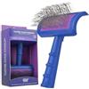 Cesarano Show Tech Cardatore Tuffer Than Tangles LongReach Large per Cani e Gatti