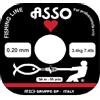 Asso Cuori Fluorcarbon 0.20mm, 3.4 kg - 7.4lb 50mt / 55 yds