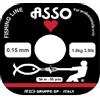 Asso Cuori Fluorcarbon 0.15mm, 1.8 kg - 3.9lb 50mt / 55 yds