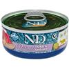 Farmina N&D Natural Tonno e Gamberetto 70g Lattina Gatti Adulti