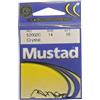 Mustad Crystal Nero 52002C Taglia 14 10Pezzi Ami per la Pesca