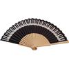 Ventaglio a Tema Musicale in Legno Colore Crema con Pianoforte Nero Piano