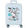 Hello Kitty You Are Cute, Valigia Da Bambina, Rigida 55 Cm Azzurro Chiaro, 38x55x20 cms