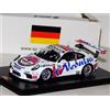 Spark PORSCHE 911 GT3 CUP CARRERA #25 L. TEN VOORDE 2021 CHAMPION SPARK SG714 1:43
