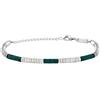 Breil, Collezione Fusion, Bracciale Uomo in Acciaio, con Elementi in Lava e Dischi in Acciaio, Finitura Specchiata, Lunghezza Regolabile fino a 22 cm
