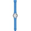 HIP HOP Orologio HWU0770 UNISEX CHRONO 39MM quadrante MONO-COLORE BIANCO movimento CRONOGRAFO QUARZO e CINTURINO SILICONE E METALLO BLU