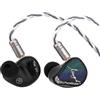 Linsoul Xenns Mangird Tea PRO Monitor In-Ear, cuffie IEM ibride 6BA+2DD, cuffie da gioco cablate con cavo IEM staccabile per musicisti audiofili