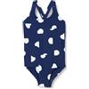 Amazon Essentials Costume da Bagno Intero con Incrocio sulla Schiena Bambine e Ragazze, Lavanda Brillante, 2 Anni