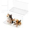xyuayamz Mensolina da Muro Piccola, Mensole Adesiva da Parete, Mini Mensola a Muro Senza Foratura, Floating Shelves Decorazioni per Bagno Soggiorno Cucina Ufficio, Acrilico, 2 Pezzi, Trasparente