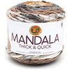 Lion Brand Yarn 528-203 Mandala Thick & Quick Yarn, Stairwell 528-203