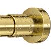 ZYRW Asta per tenda da doccia dorata, 91-170 cm, antiruggine, regolabile, con tensione a molla, antiscivolo, senza foratura, in acciaio inox, per finestra del bagno