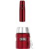 Thermos Light & Compact in Acciaio Inox, Rosso, 0,5 Litri + Thermos Speisegefäß Stainless King Edelstahl Lackiert Cranberry 0, 47 L