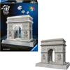 Ravensburger - Puzzle 3d Arco Di Trionfo LED | Puzzle 3d Per Adulti E Bambini A Partire Dagli 8 Anni | Modellismo Da Costruire Adulti Di 242 Pezzi | Regalo Bambino 8 Anni E Più