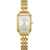 CIVO Vintage Orologio Donna Analogico : Acciaio Piccolo Rettangolare Quarzo | Orologi Vestito Elegante Bicolore Quadrante Soleil per Donna Lavoro Uso Quotidiano - Regalo Compleanno Natale San Valentino