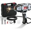 Candeon Saldatrice portatile per elettrodi a mano, saldatrice ad arco, 220V/3000W, saldatrice portatile Arc con inverter IGBT, corrente di uscita 20-200A