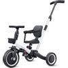 newyoo Triciclo per bambini 5 in 1, Bici per bambini, Regalo di compleanno e giocattoli per ragazzo e ragazza di 1-3 anni, Trike con maniglia di spinta