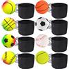 DBAILY Palline Da Polso, 8pcs Sfera Da Polso Rimbalzante Gomma Sicurezza Con Bracciale e Corda Tempo Libero Per Bambino Adulto Esercizio Gli Sport All'Aperto Giocare a Gioco