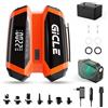 GICLE Pompa ricaricabile per tavola da paddle, pompa elettrica a batteria 22PSI, con batteria rimovibile da 4000mAh, cavo di collegamento al veicolo da 12V DC, autospegnimento (Arancione)