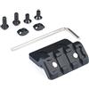 SBGJMY Torcia Elettrica Rotaie Pannello Offset Base Luce Ottica Picatinny Montaggio su Guida Adatta M300 M600 Tactical Scout Flashligh per MLOK/Keymod Montaggio su Guida