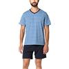 Ladeheid Pigiama Uomo Corti LA40-223 (Oceanico Blu Marino, S)